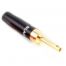Разъем акустический Black Rhodium Banana plug Gold plated до 4.5 mm black